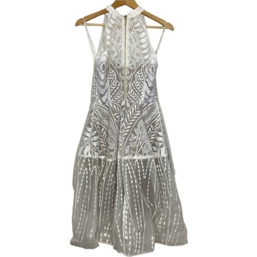 Bronx and Banco White Dress Women Size Medium - Picture 3 of 13